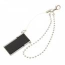 Compact USB 2.0 Flash/Jump Drive with Strap - Blac