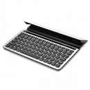 Bluetooth V3.0 78-Key Wireless Keyboard for iPad 1/2/New iPad + Tablet - Black + Silver