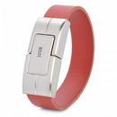 PU Leather Wrist Band Style USB 2.0 Flash Drive