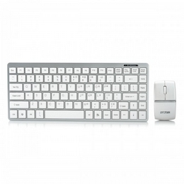 E-8032 87-Key Wireless Keyboard - Silver