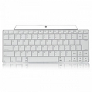 Rechargeable Wireless Bluetooth 3.0 83-Key Keyboard for Smartphone / Tablet PC / Notebook - White