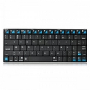 Portable Bluetooth v3.0 80-Key Keyboard for iPhone 5 / iPad - Black + Blue