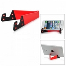 Stylish Folding Stand Holder Support for iPhone / iPad / Samsung / HTC / Cell Phone - Red + Black