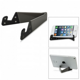 Stylish Folding Stand Holder Support for iPhone / iPad / Samsung / HTC / Cell Phone - Red + Black