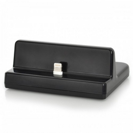 3-in-1 USB Charging Dock w/ 8-Pin Lighting Port for iPhone 5 / Touch 5 / iPad Mini / iPad 4 - Black