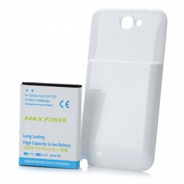 Replacement 3.7V 6800mAh Extended Battery  White