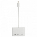 8-Pin Lightning Camera Connection Kit w/ USB / SD / Micro SD for iPad 4 / iPad Mini - White