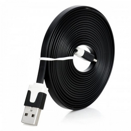 8 Pin Lightning Male to USB Male Data / Charging Cable for iPhone 5 + More - Black (300cm)