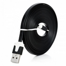 8 Pin Lightning Male to USB Male Data / Charging Cable for iPhone 5 + More - Black (300cm)