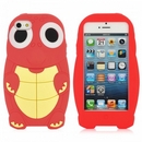 Cute Turtle Style Protective Silicone Case for iPhone 5 - Red