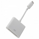 iPhone 30Pin to iPhone 8Pin Data & Charging Cable - White (7cm)