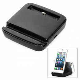 8 Pin Lightning Data / Charging Dock Stand for iPhone 5 - Black