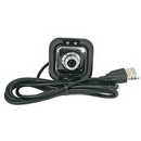 Black 5.0 MegaPixel USB 2.0 Digital Webcam w/ Microphone
